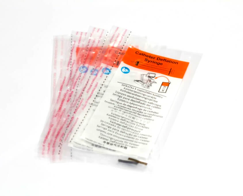 custom manufactured catheter bag from Fruth